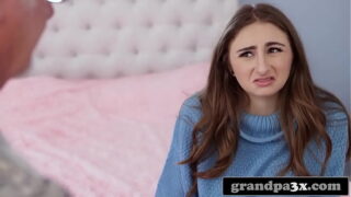 Big Naturals Teen Cutie Fucked By Her Filthy Stepgrandpa for Money